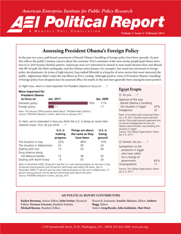 Assessing President Obama's Foreign Policy