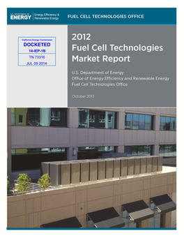 2012 Fuel Cell Technologies Market Report