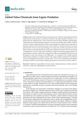 Added-Value Chemicals from Lignin Oxidation