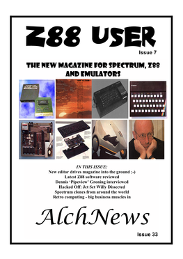 Z88 USER Issue 7 the NEW Magazine for Spectrum, Z88 and Emulators