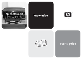 Hp Photosmart 1215/1218 Knowledge User's Guide