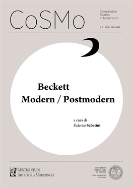 Beckett Modern / Postmodern