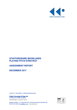 Playing Pitch Strategy Assessment Report