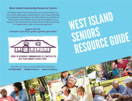 West Island Seniors' Index