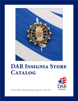DAR Insignia Store Catalog