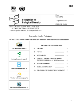 1 Distr. GENERAL 3 September 2015 ENGLISH ONLY SUSTAINABLE