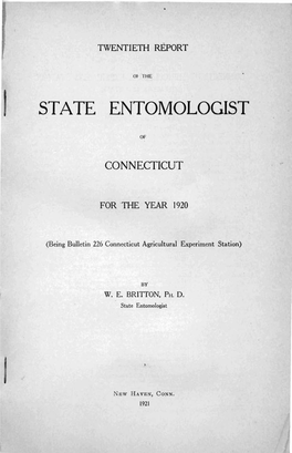 State Entomologist