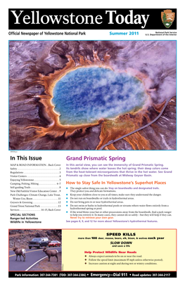 Grand Prismatic Spring in This Issue