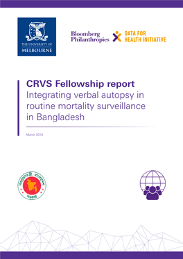 Integrating Verbal Autopsy in Routine Mortality Surveillance in Bangladesh
