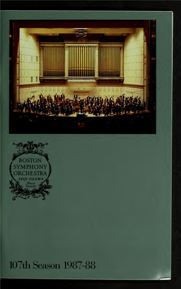 Boston Symphony Orchestra Concert Programs, Season