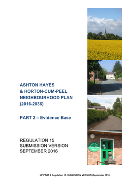 Ashton Hayes & Horton-Cum-Peel Neighbourhood
