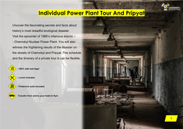 Individual Power Plant Tour and Pripyat
