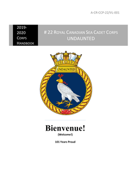 Corps Handbook 2019-2020 [Pdf]