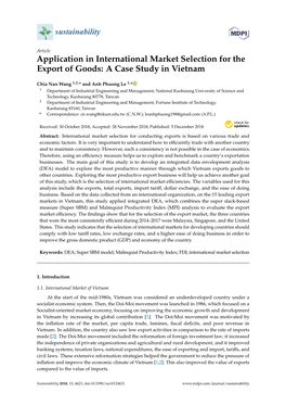 A Case Study in Vietnam