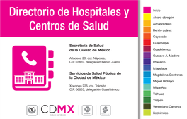 Direcitorio Hospitales Y Centros De Salud O 170517
