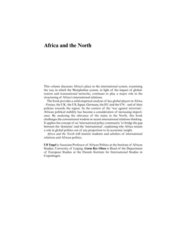 Africa and the North: Between Globalization and Marginalization / Edited by Ulf Engel and Gorm Rye Olsen