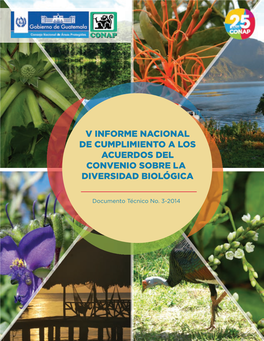 Guatemala DIVERSIDAD BIOLÓGICA Consejo Nacional De Áreas Protegidas Documento Técnico No