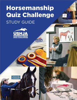 Horsemanship Quiz Challenge STUDY GUIDE