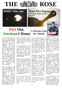 HMS Montrose’S Most Trusted Families’ Newsletter April / May 2020 │No 0000015 Only 0.500 BHD to Subscribers