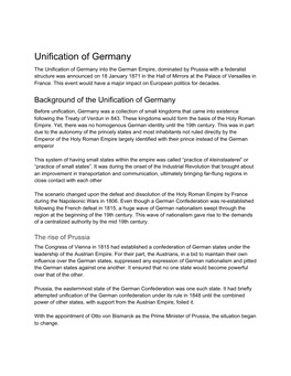 Unification of Germany