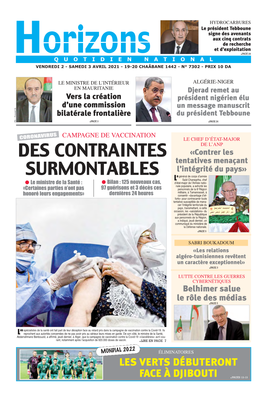 Des Contraintes Surmontables