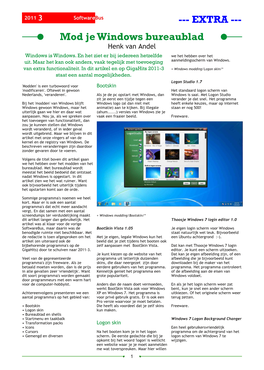 Mod Je Windows Bureaublad Henk Van Andel Windows Is Windows