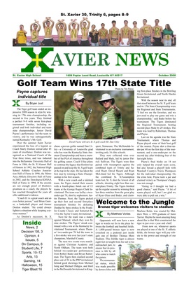 Golf Team Wins 17Th State Title