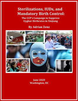 Sterilizations, Iuds, and Mandatory Birth Control: the Ccp’S Campaign to Suppress Uyghur Birthrates