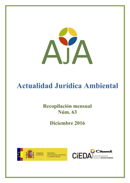 Actualidad Jurídica Ambiental