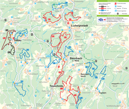 Nordic Walking Karte Der Region