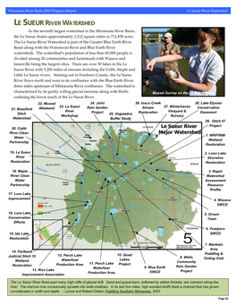 Le Sueur River Watershed