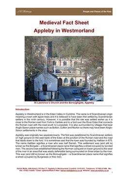 Appleby in Westmorland