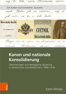 Kanon Und Nationale Konsolidierung