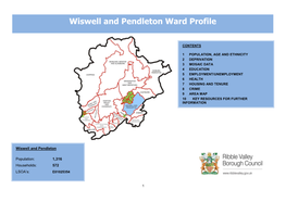 Wiswell and Pendleton Ward Profile