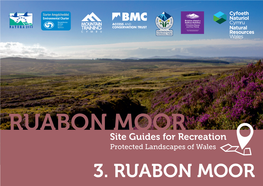 3. RUABON MOOR Site Guides for Recreation RUABON MOOR Protected Landscapes of Wales