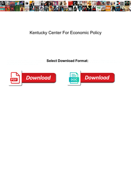 Kentucky Center for Economic Policy