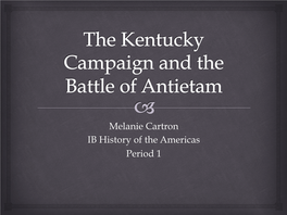 The Kentucky Campaign and the Battle of Antietam-2