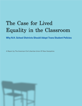 The Case for Lived Equality in the Classroom