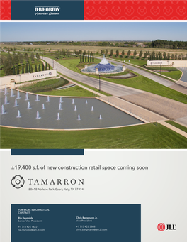 ±19,400 S.F. of New Construction Retail Space Coming Soon