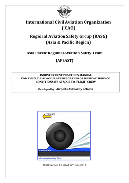 International Civil Aviation Organization (ICAO) Regional Aviation Safety Group (RASG) (Asia & Pacific Region)