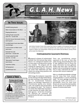 Glahnews Summer 2007