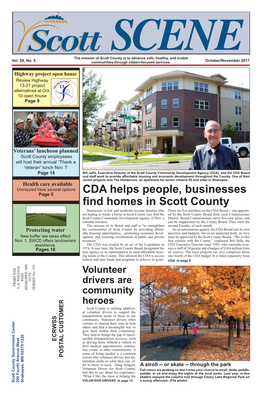 SCENE October/November 2017 Find Scott County’S Home Page At