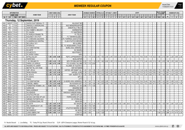 Midweek Regular Coupon 11/09/2019 10:01 1 / 2