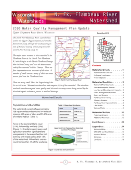 North Fork Flambeau River Watershed