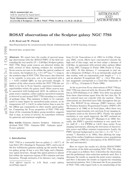 Astro-Ph/9810013V1 1 Oct 1998 N Bevtoswt the with Observations Ing Abstract