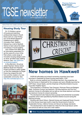 New Homes in Hawkwell Form and the Creation of a New Sustainable Community