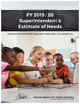 FY 2019/20 Superintendent's Estimate of Needs