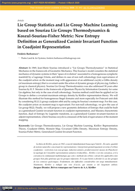 Lie Group Statistics and Lie Group Machine Learning Based On