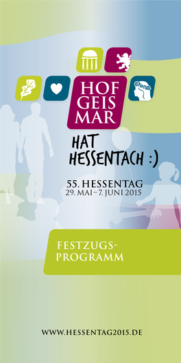 Festzugs- Programm