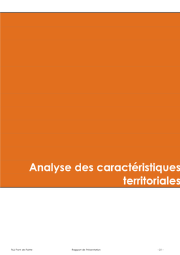 Analyse Des Caractéristiques Territoriales